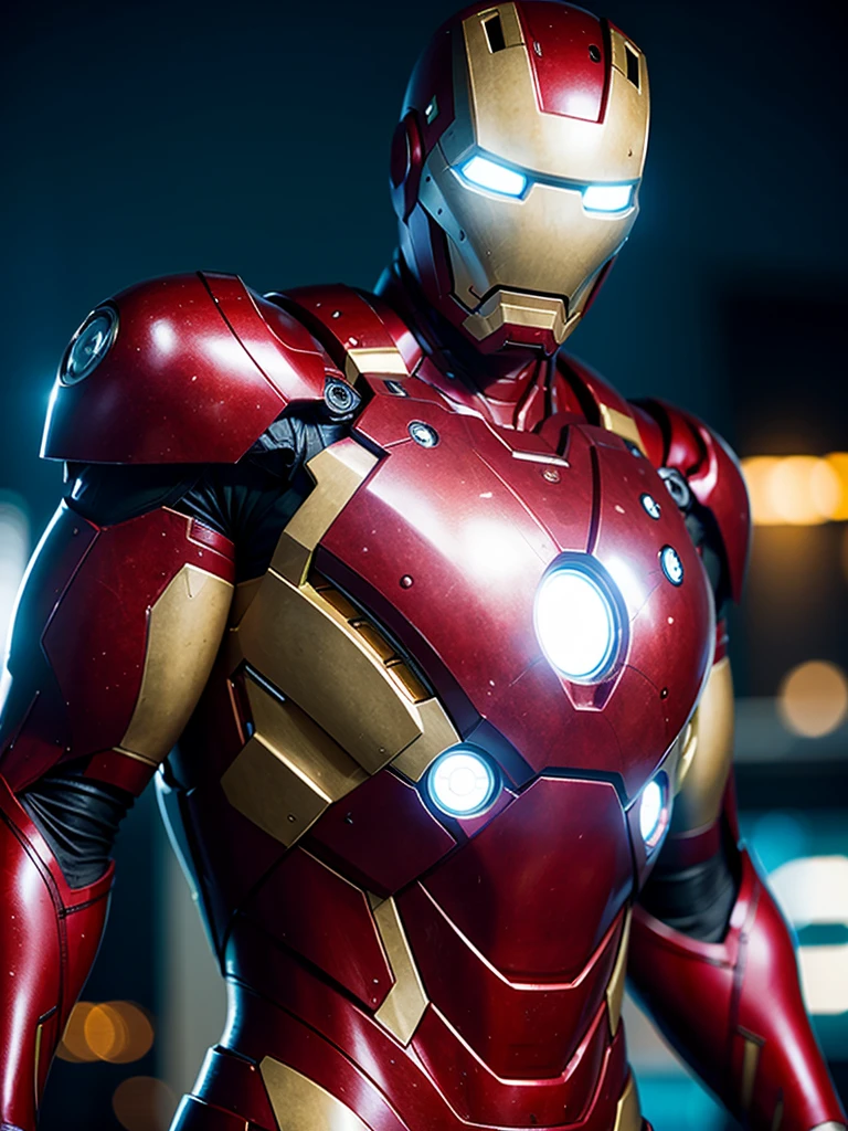 Ironman man, zombie, depth of field, bokeh