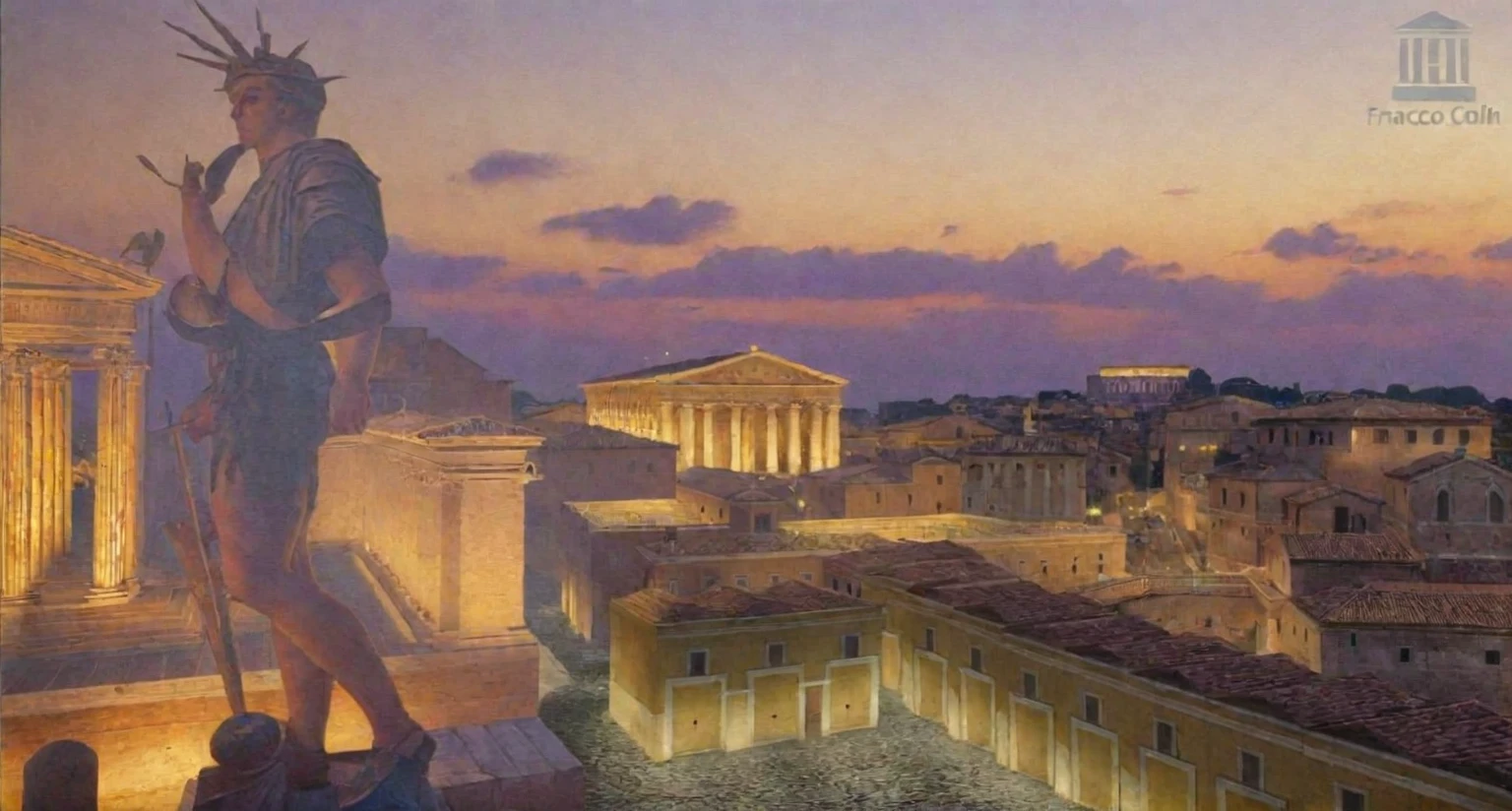 arafed view of a city with a road and a bridge, rome backdrop, rome, all roads lead to rome, rome in background, eternal city, vatican in background, roman historic works, roma, the photo shows a large, colosseo, vatican, city wall, by Pogus Caesar, by Francesco Raibolini, a gigantic