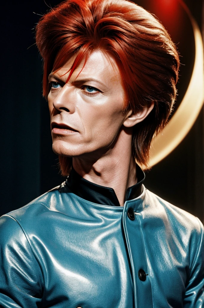 You could remake David Bowie's Ziggy Stardust album cover but as a van Gogh painting