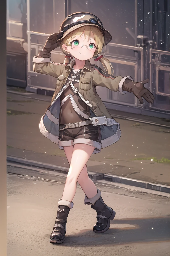 (masterpiece, Highest quality, detailed:1.3),(photograph:1.3), HD transparent background, High detail,cute,One Girl, cute表情, smile,Dynamic pose,Shiny,Particles of light,Multicolored background,Jacket、boots、gloves、hat、Glasses、Blonde、Hair tied up、Emerald eyes、Outdoor、I have a book、dance