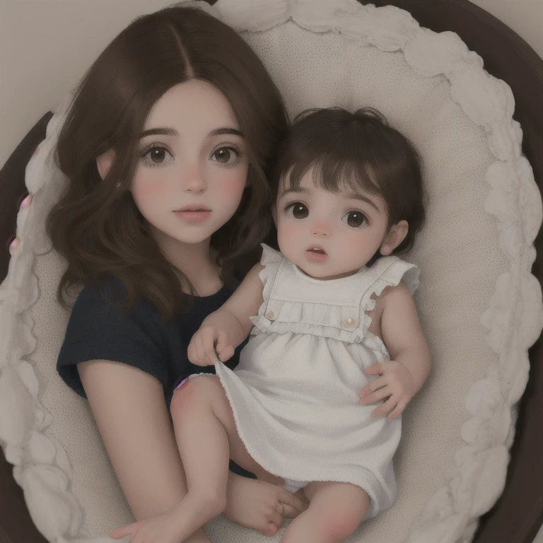 (( best qualityer ))baby de 9 meses, baby, brunette skin, little hair, baby fofa, Brown eyes, mulatto, baby fofinha, baby linda, baby encantadora