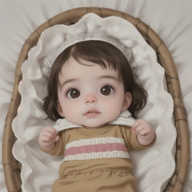 (( best qualityer ))baby de 9 meses, baby, brunette skin, without hair, little hair, baby fofa, Brown eyes, mulatto, baby fofinha, baby linda, baby encantadora