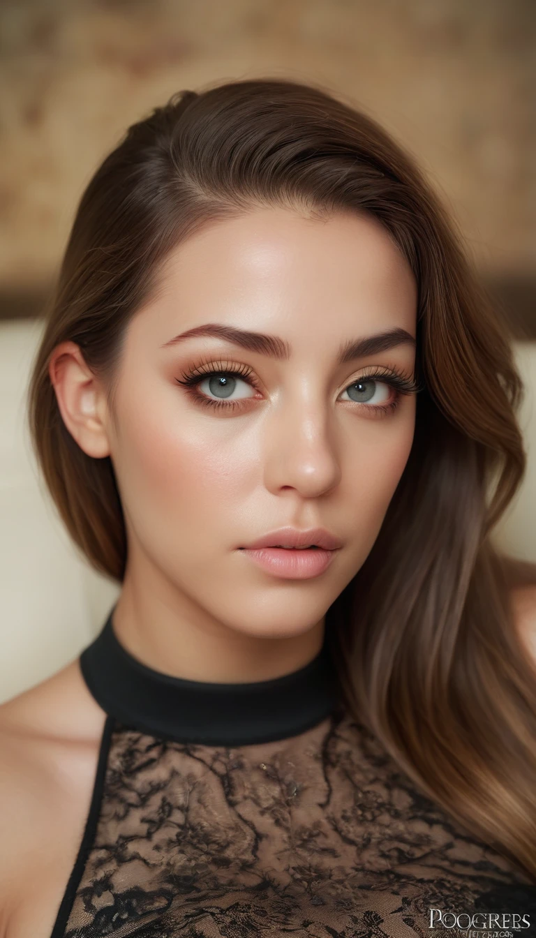 beautiful detailed eyes, beautiful detailed lips, extremely detailed eyes and face, long eyelashes, 1girl, photorealistic, nude, on a couch, hogwarts student, hermione granger, intricate details, high quality, hyper detailed, 8k, masterpiece, (best quality,4k,8k,highres,masterpiece:1.2),ultra-detailed,(realistic,photorealistic,photo-realistic:1.37), natural lighting, warm tones, soft focus