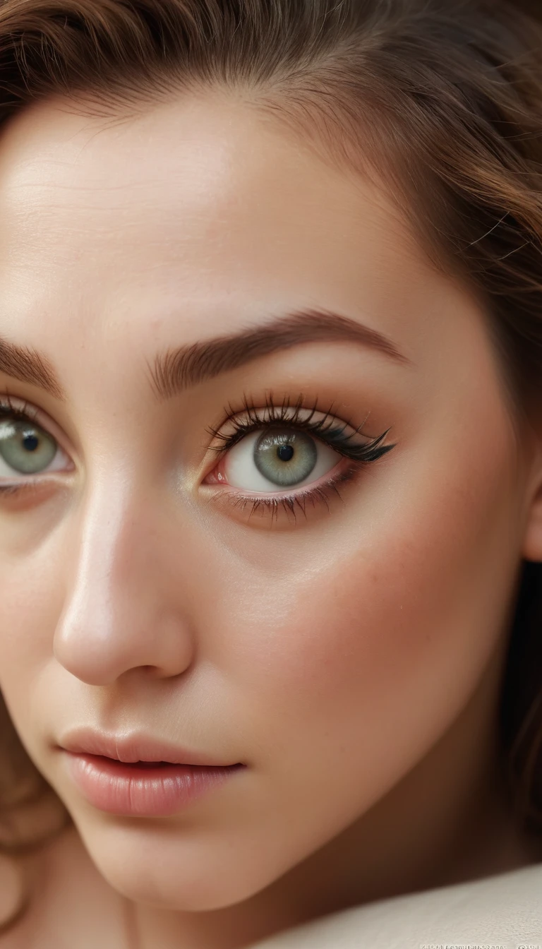 beautiful detailed eyes, beautiful detailed lips, extremely detailed eyes and face, long eyelashes, 1girl, photorealistic, nude, on a couch, hogwarts student, hermione granger, intricate details, high quality, hyper detailed, 8k, masterpiece, (best quality,4k,8k,highres,masterpiece:1.2),ultra-detailed,(realistic,photorealistic,photo-realistic:1.37), natural lighting, warm tones, soft focus