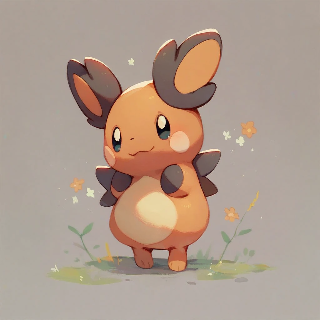 score_9, score_8_up, score_7_up, score_6_up, cute , simple background, full body, pokemon springatito 