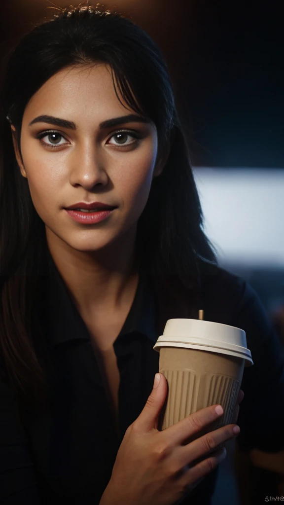 Selfie shot Beautiful brunette with blonde highlights wearing a selfie photo, upper body, solo, wearing pullover, outdoors, (night), mountains, real life nature, stars, moon, highly detailed, 22 years old, , , innocent face, natural wavy hair, blue eyes, high resolution, Masterpiece, Best quality, Intricate high detail, Highly detailed, Sharp focus, Detailed skin, realistic skin texture, texture, detailed eyes, professional, 4k, charming smile, shot on Canon, 85mm, shallow depth of field, Kodak Vision Color, Perfect Fit Body , extremely detailed, photography_\(ultra\), Photorealistic, Realistic, Post-processing, maximum details, roughness, real life, ultra realistic, Photorealism, photography, 8k UHD, photography, bustyBelle brune portant un pull beige (Holding a cup of coffee, the coffee mug is printed with a company logo, in a modern office in the morning), Very detailed, 21 ans, visage innocent, natural wavy hair, yeux bleus, High resolution, Masterpiece, Best quality, Intricate details, highly detailed, sharp focus, detailed skin, realistic skin texture, texture, detailed eyes, professional, 4K, sourire charmant, filmed in Canon,  85 mm, faible profondeur de champ, Couleur Kodak Vision, perfect fit body, Extremely detailed, photographier_\(ultra\), photoreallistic, Realstic, Post-traitement, maximum details, roughness, real life, ultra realist, photorealism, photographie, 8K UHD, photographie, SUCKING A DICK, SEX, BLOWJOB, 