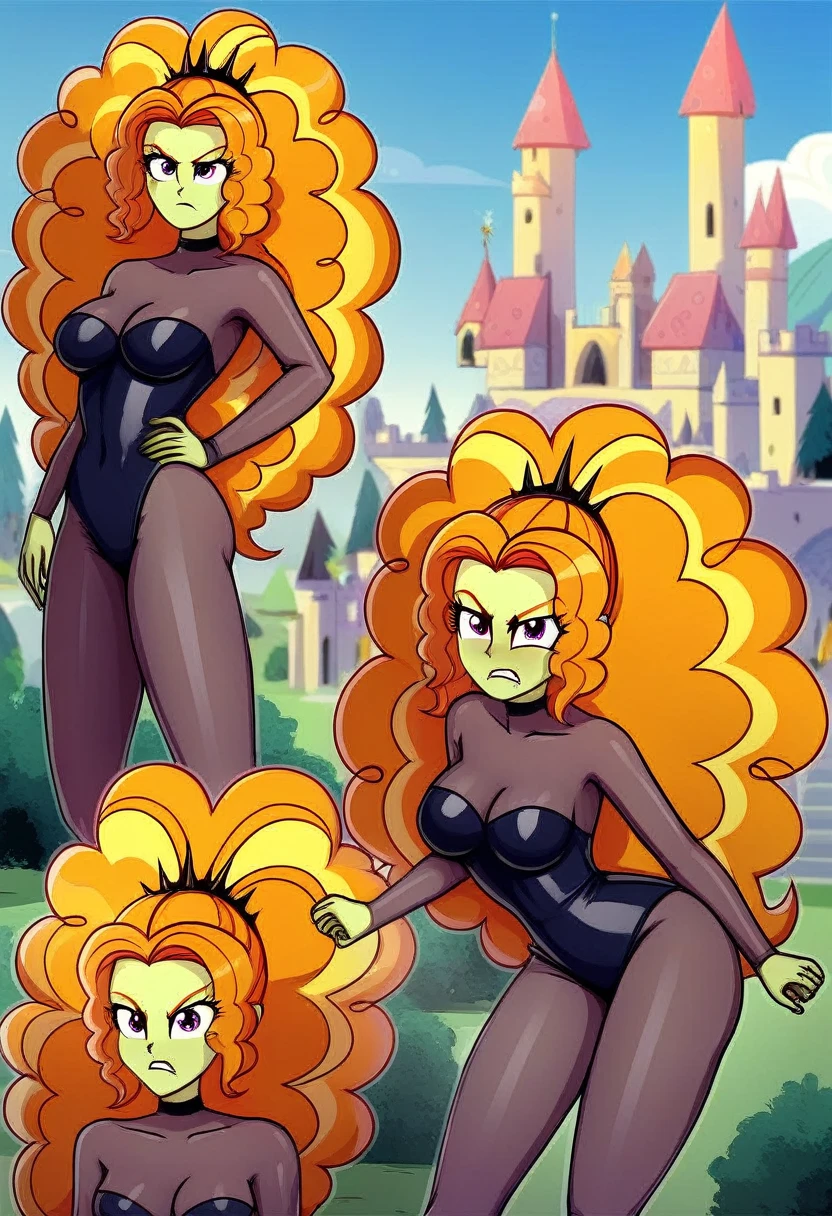 Eqg adagio angry bodystocking costiumme in the castle Submissive