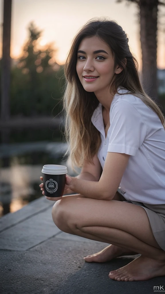 Selfie shot Beautiful brunette with blonde highlights wearing a selfie photo, upper body, solo, wearing pullover, outdoors, (night), mountains, real life nature, stars, moon, highly detailed, 22 years old, , , innocent face, natural wavy hair, blue eyes, high resolution, Masterpiece, Best quality, Intricate high detail, Highly detailed, Sharp focus, Detailed skin, realistic skin texture, texture, detailed eyes, professional, 4k, charming smile, shot on Canon, 85mm, shallow depth of field, Kodak Vision Color, Perfect Fit Body , extremely detailed, photography_\(ultra\), Photorealistic, Realistic, Post-processing, maximum details, roughness, real life, ultra realistic, Photorealism, photography, 8k UHD, photography, bustyBelle brune portant un pull beige (Holding a cup of coffee, the coffee mug is printed with a company logo, in a modern office in the morning), Very detailed, 21 ans, visage innocent, natural wavy hair, yeux bleus, High resolution, Masterpiece, Best quality, Intricate details, highly detailed, sharp focus, detailed skin, realistic skin texture, texture, detailed eyes, professional, 4K, sourire charmant, filmed in Canon, 85 mm, faible profondeur de champ, Couleur Kodak Vision, perfect fit body, Extremely detailed, photographier_\(ultra\), photoreallistic, Realstic, Post-traitement, maximum details, roughness, real life, ultra realist, photorealism, photographie, 8K UHD, photographie, SUCKING A DICK, SEX, BLOWJOB,