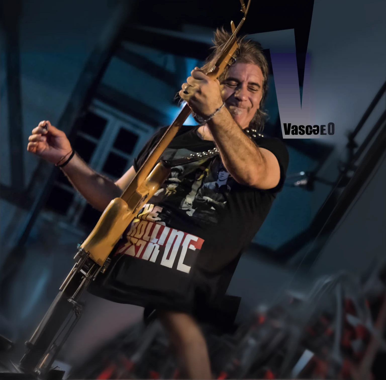 stage of a rock and roll concert