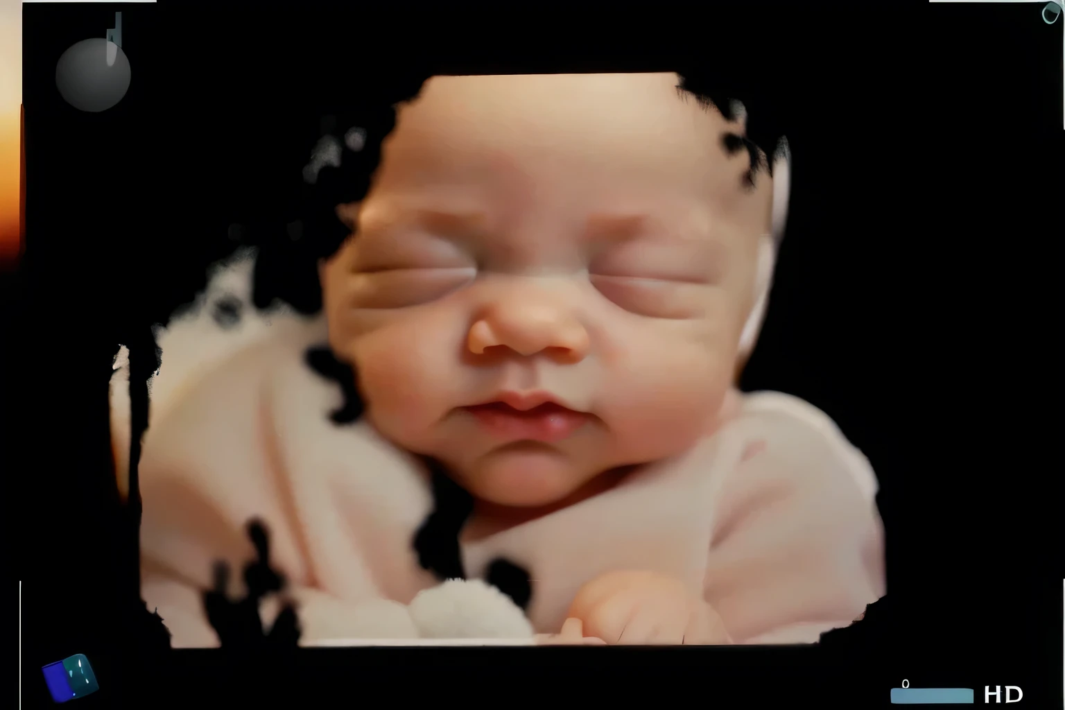 match picture, same angle, portrait, real baby, realistic baby face, sleeping white grumpy baby girl, baby lips, baby nose, fix nose, small nose, fix lips, small lips, fix eyelids, fetus, inside womb, rosy face, hd, realistic, cute, 8k, uhd, high quality, sharp focus, the composition beautiful rich and bright