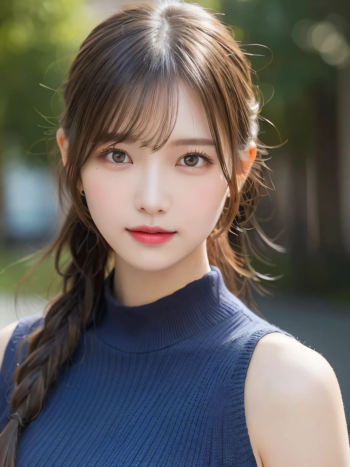 finely detail, hight resolution, hightquality、Perfect dynamic composition, Beautiful detailed eyes, Medium Hair, small tits、Natural Color Lip,Kamimei、Shibuya、20 years girl、1 persons、Transparent skin、Glowing hair、masutepiece, Best Quality, Illustration, Ultra-detailed, finely detail, hight resolution, 8K、The correct state of the human body、Randomly cute poses,pigtails hair,beauty legs,Perfect beautiful face,KPOP Idol Face,Face that feels ecstasy,Black Knitted Dress,Background blur,Randomly do sexy poses,natta