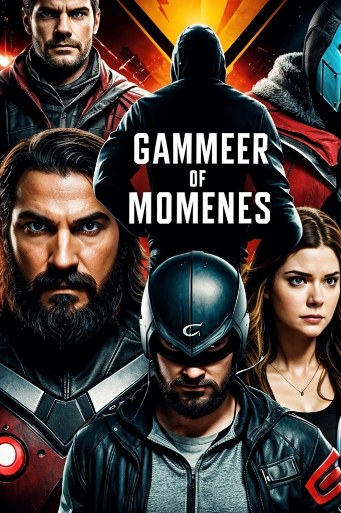 Generate a photo of a channel called gamer man movies and series