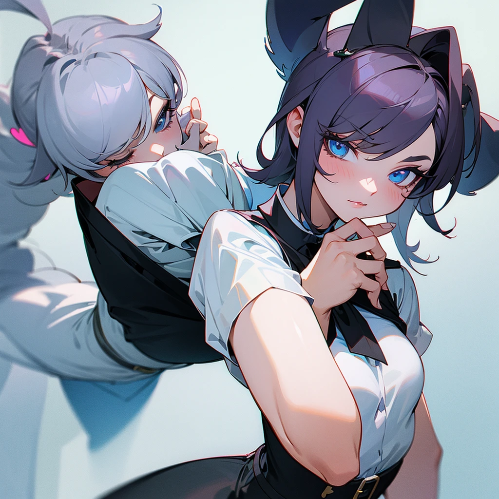 Make me a femboy wearing a blouse