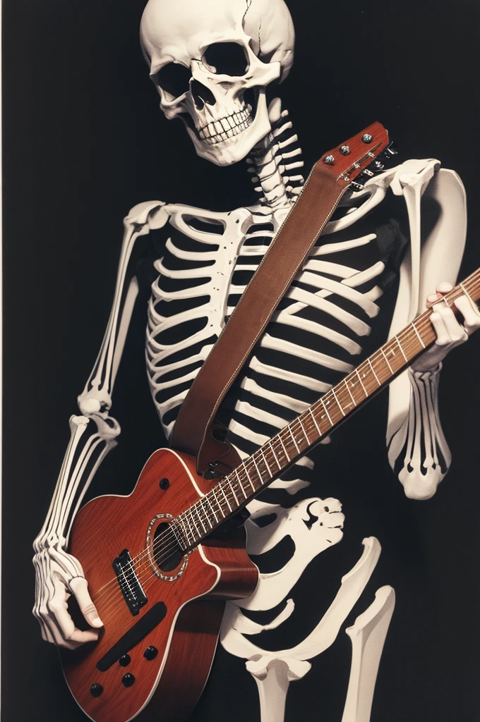 skeleton playing guitar (drawning)(good quality)