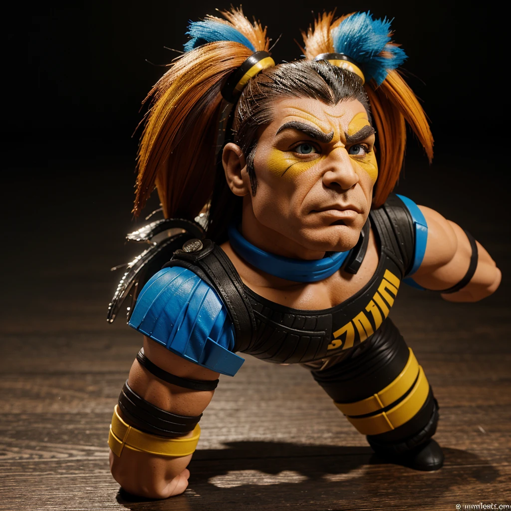 WWF character The Ultimate Warrior miniature