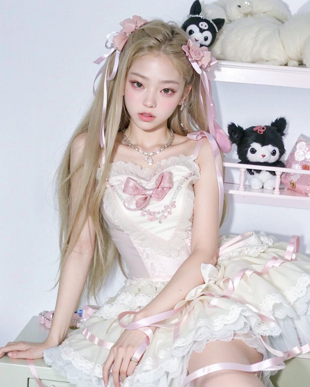 jennie from blackpink cara, foto realista.