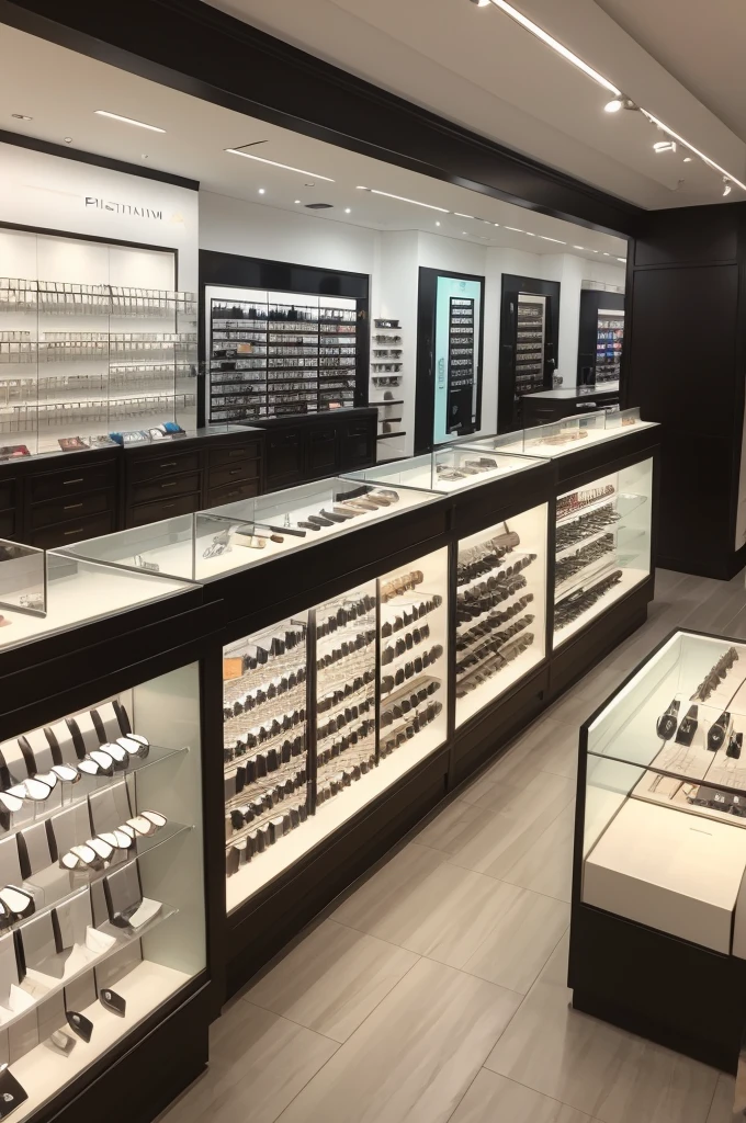 An eyeglass store named obisidian platina