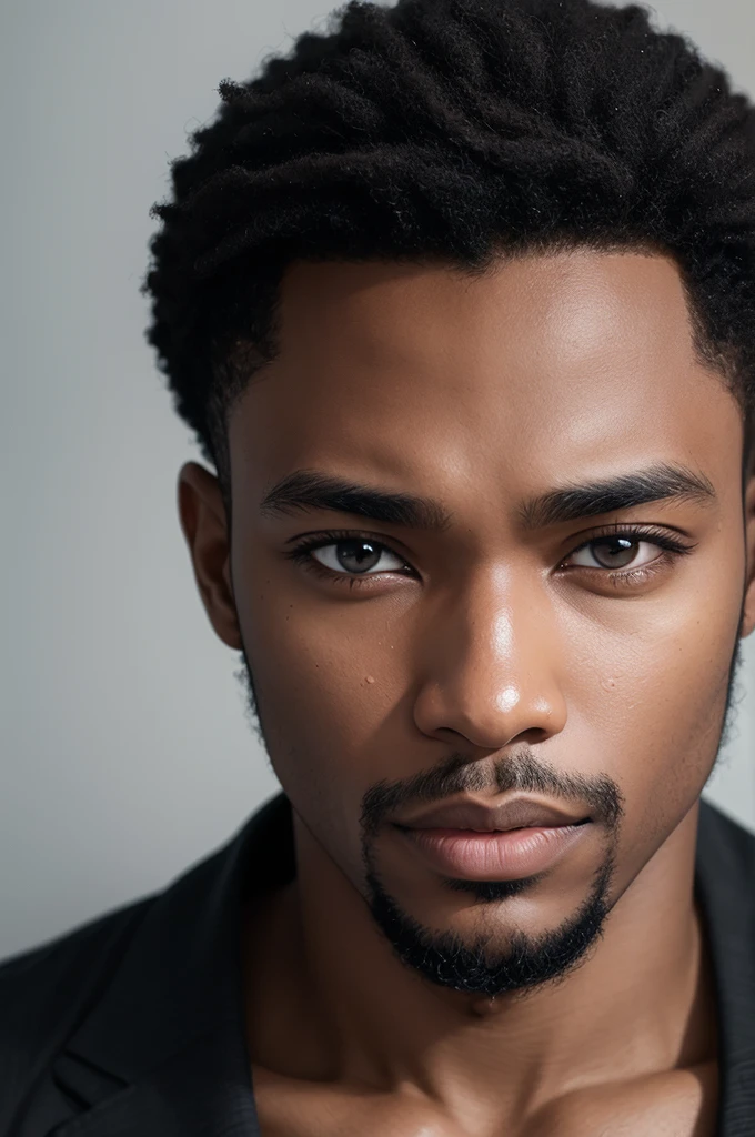 Black man with dark circles 