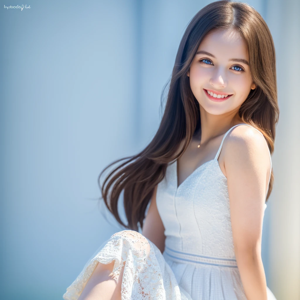 beautiful girl,light smile,full body,simple background,
​master piece,4K,8K,(​master piece,ultra high resolution:1.4),(​master piece,photographrealistic:1.4),​master piece,detailed eyes,​ blue clear eyes, master piece,detailed face,
