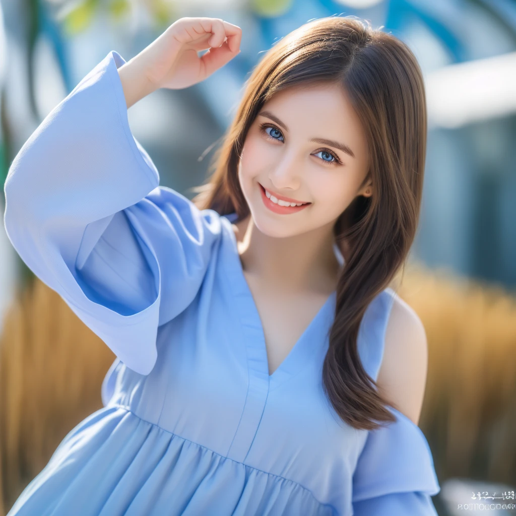beautiful girl,light smile,full body,simple background,
​master piece,4K,8K,(​master piece,ultra high resolution:1.4),(​master piece,photographrealistic:1.4),​master piece,detailed eyes,​ blue clear eyes, master piece,detailed face,