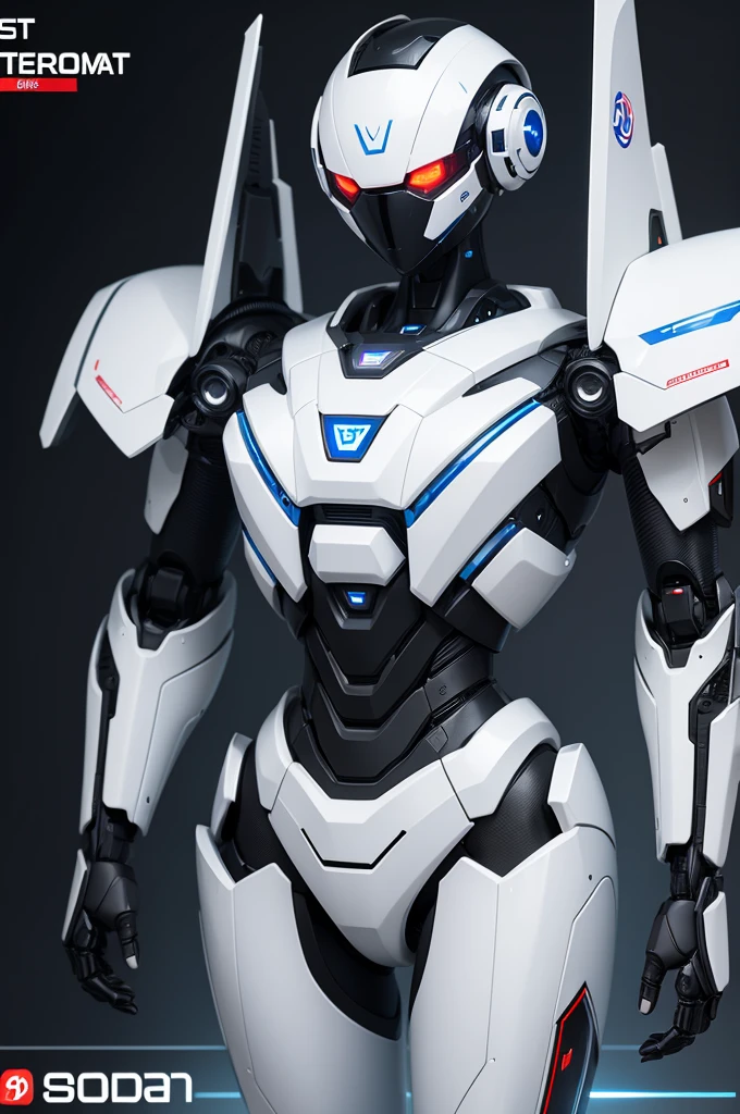 A robot with a supreme appearance, the best of a team, the best equipped with the highest technology and latest generation weapons, the best first