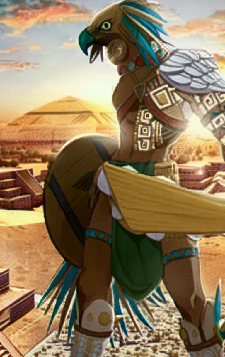 (((Man body and Peregrine falcon head))) Highest quality, Very high resolution, 4K fine CG, masterpiece, Egyptian mythology, Cons, moonlight,God of the universe, Ancient Egypt, Standing pose, night, White clothes , Egyptian clothing, desert, Ancient Egypt, ((Peregrine falcon head, Male Body)), beautiful, Beautiful images, In the center of the screen, Standing pose