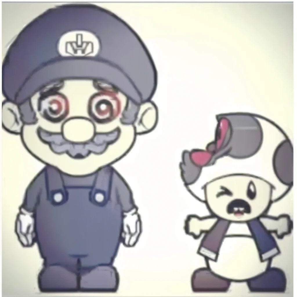 cartoon of a man and a woman dressed in Mario Bros costumes, Mario's art, Mario as a WWI soldier, mario as a real person, video game scene, Mario as a soldier, inspired by Mário Comensoli, Akihiko Yoshida, fanart de videogame, Mario Bros, inspired by Mario Cooper, inspired by Luigi Kasimir