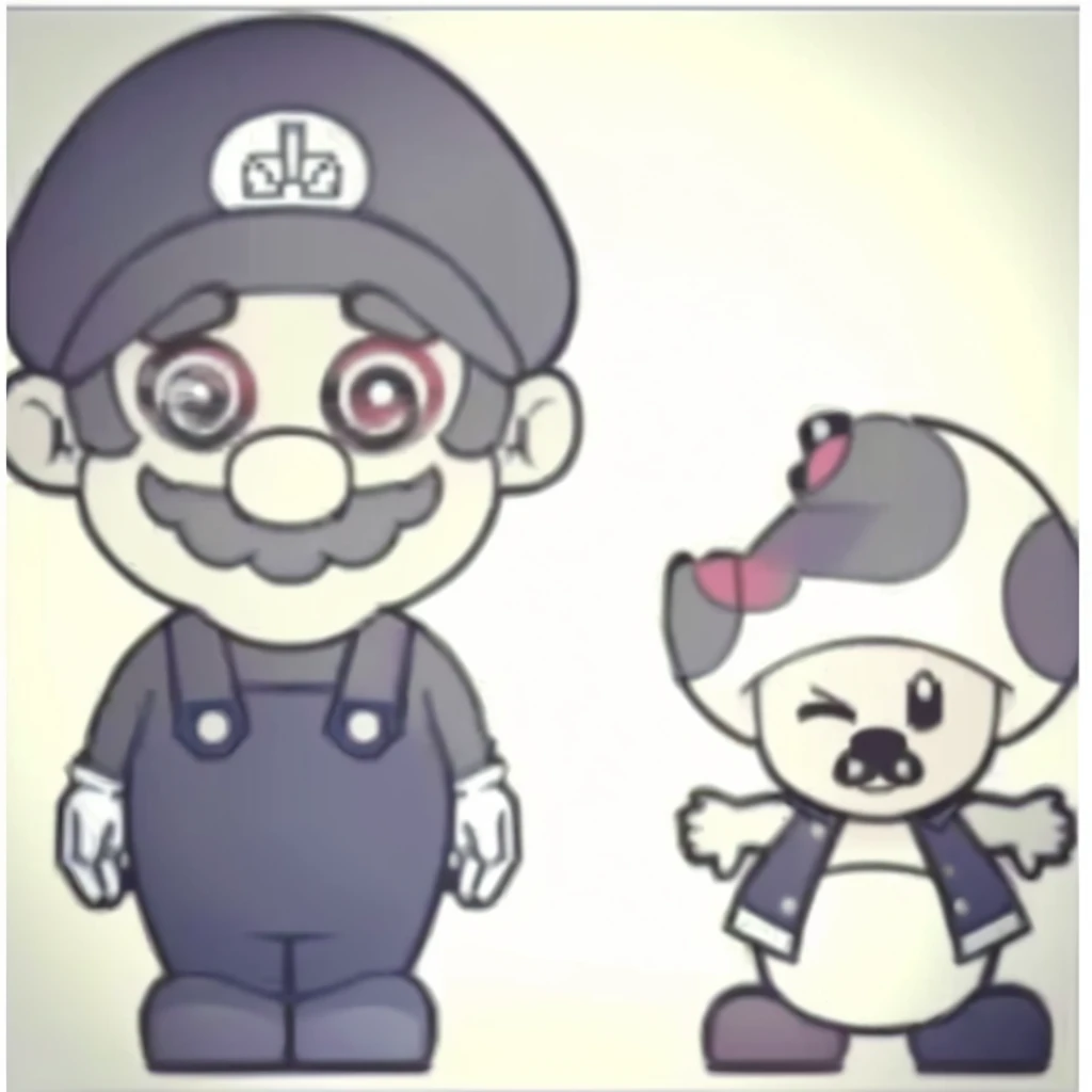 cartoon of a man and a woman dressed in Mario Bros costumes, Mario&#39;s art, Mario as a WWI soldier, mario as a real person, video game scene, Mario as a soldier, inspired by Mário Comensoli, Akihiko Yoshida, fanart de videogame, Mario Bros, inspired by Mario Cooper, inspired by Luigi Kasimir