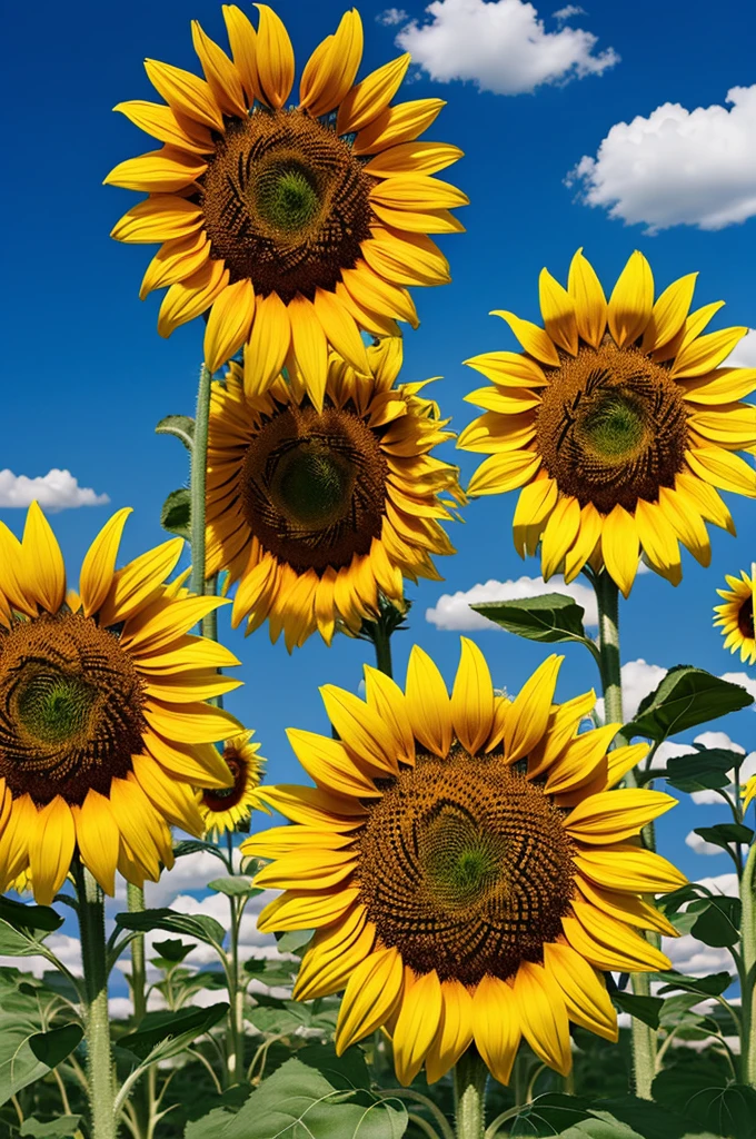 A sunflower birthday greetings 
