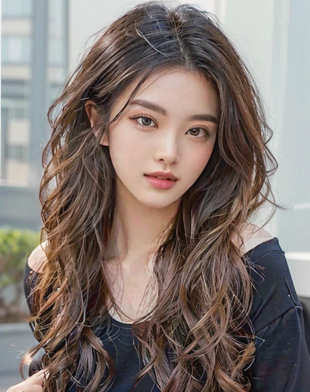 8k images, Shot with a high quality Fuji 45 camera., Pixels, best quality, Masterpiece:1.2), Southeast Asian Araaf woman with a round face,Posing for pictures, Portrait,a close up of a woman with long hairสีดำ and a black top, black hairไหล, long hairสีดำ, long hairสีดำ, black hairยาวปลิวไปตามสายลม, long black hairไหล, เธอมีblack hair, black hair, black hairของเธอเป็นลอนยาว, black hairสวย, black hairธรรมชาติเข้มเป็นพิเศษ, Cindy Avelino, with long hairสีดำ ฮาราฟที่สวยงาม,ภาพสามมิติ 8K,45 high quality colored lights,000,000,000 Pixels, photo, post-trade photo, animation, headshot graph, Zinnia, Female model, 2 4 years old, Japanese model, Anna Nikonova or New Milky, Model with an attractive body, Zinnia, The shirt is tight., Looks hot.., Wear simple, tight-fitting clothing., beautiful female model, Look sexy, It fits the shape deliciously., sexy girl, wearing The shirt is tight., (realistic, photo-realistic:
1 woman,cute, ผู้หญิงlong hairชาวเอเชียตะวันออกเฉียงใต้ที่มีใบหน้ากลม, Open the aperture wide., professional lighting, Sony A7R4, 50 mm sitting lens. 2 long hairชาวเอเชียตะวันออกเฉียงใต้ที่มีใบหน้ากลม, Large bust measures 36 inches., Warm light, long hair,black eyes,abdominal muscles, The body is beautiful and strong., thick hips, rounded chest, (digital painting, HDR, high contrast), 3d, 8K, 45,000,000 pixcls,,