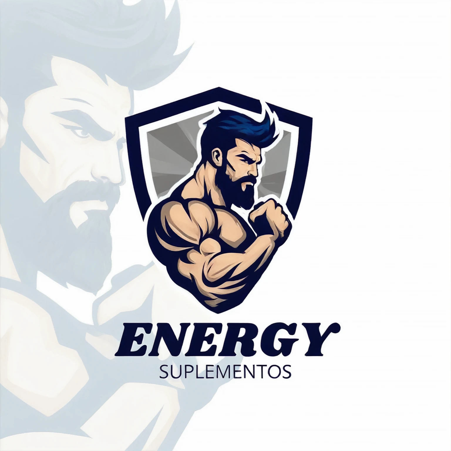 um close de um homem com barba e uma escova de barba na mão, energia body, energia shield, fighting stance energia, energia, fast energia, dad energia, front energia game card, daddy energia, energia core, evil energia, energia drink, explosive energia, por Germán Londono, por Maximiliano Cercha, overflowing energia, energia flowing