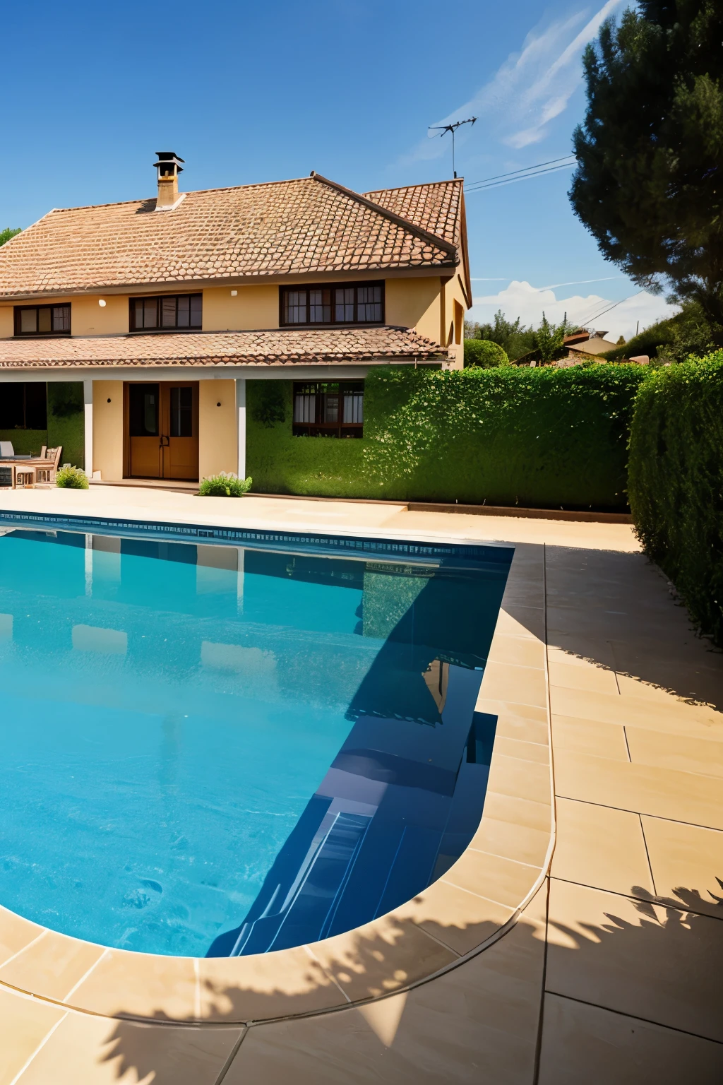 House with swimming pool 