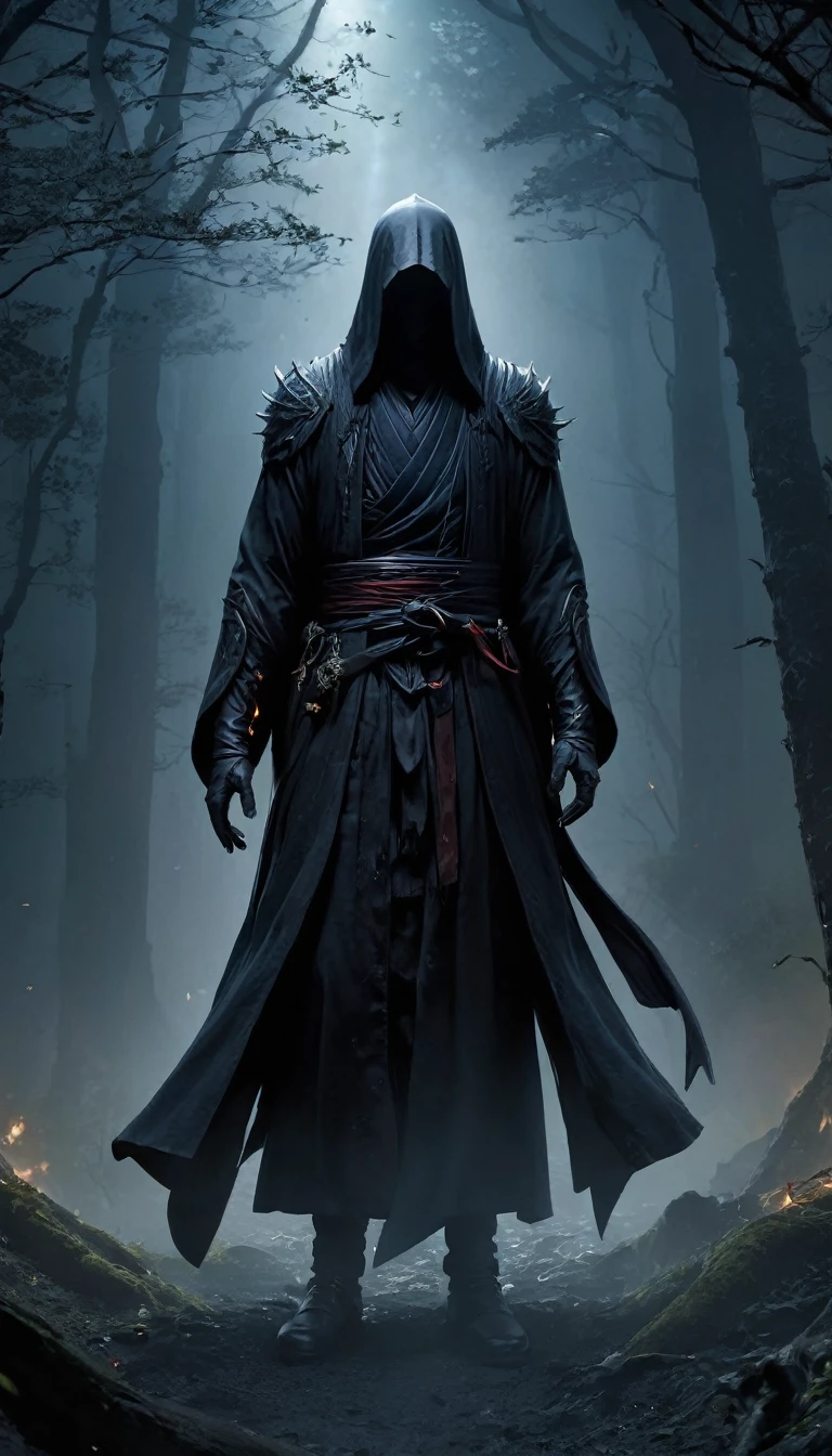 big, Dark Black, whole body, Concept Art, Depth of written boundary, (Add details:1.4), Depth of written boundary, Highest quality, 16K resolution,Japan, Apparition