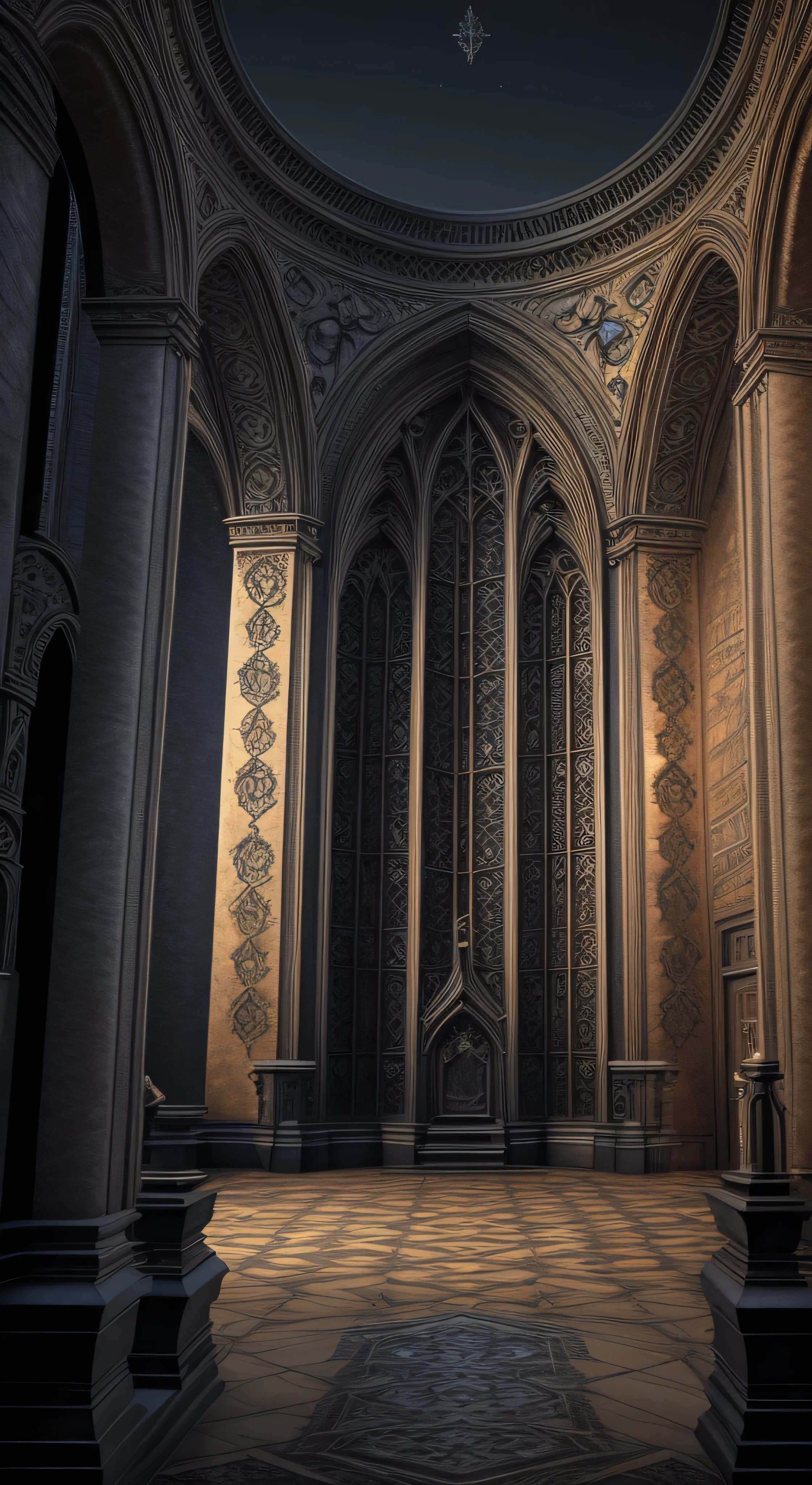 Cosmic, hyper-detailed gothic art, Unreal Engine 5 detailed matte painting, deep color, fantastic, intricate detail, home screen, complementary colors, fantasy concept art, 8k resolution, gothic masterpiece
