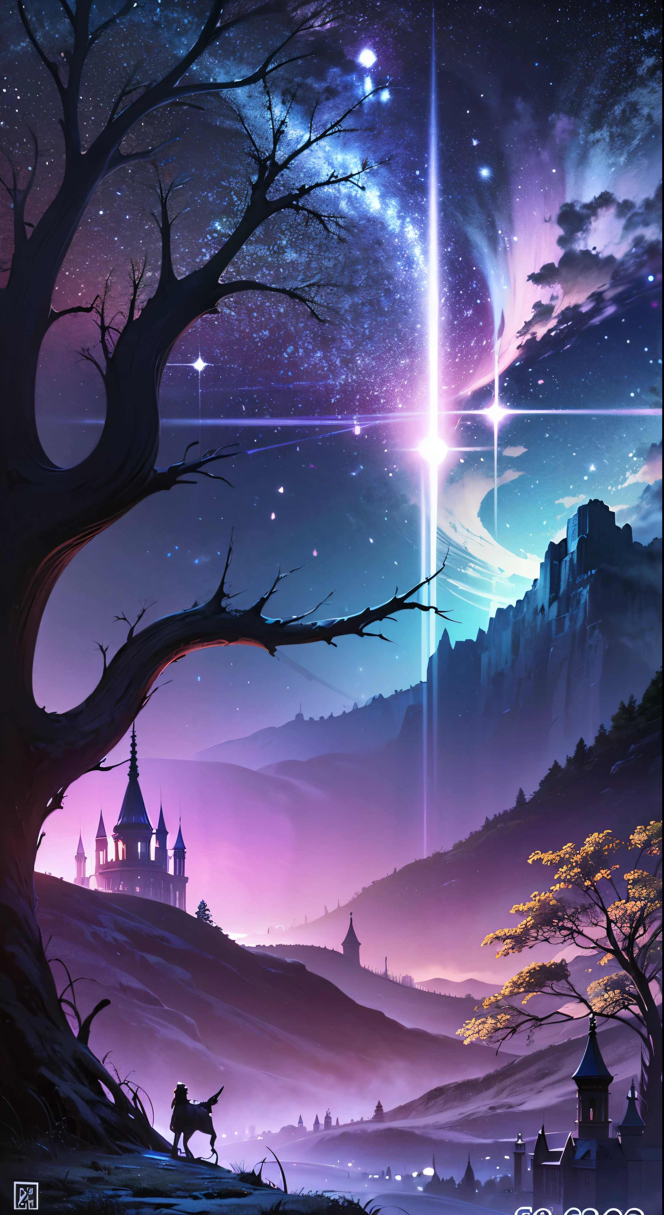 Cosmic, hyper-detailed gothic art, Unreal Engine 5 detailed matte painting, deep color, fantastic, intricate detail, home screen, complementary colors, fantasy concept art, 8k resolution, gothic masterpiece