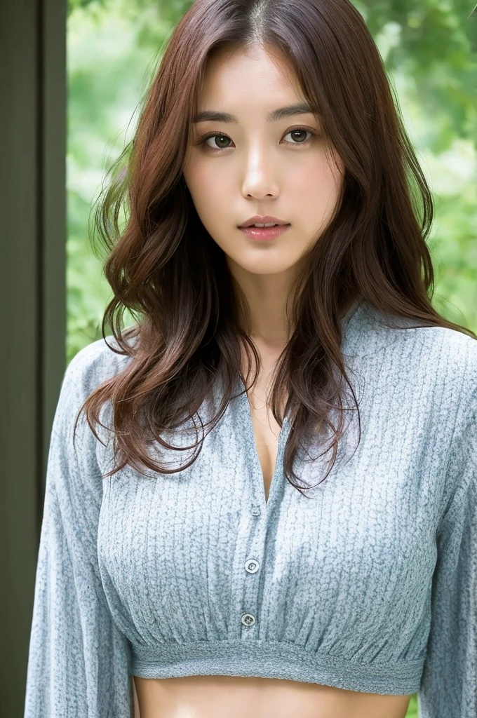  ((Highest quality)),Detailed image quality、Depth of written boundary:f4, Woman with beautiful face, perfect body,Mine Fujiko、Light clothing、Underwear commercial