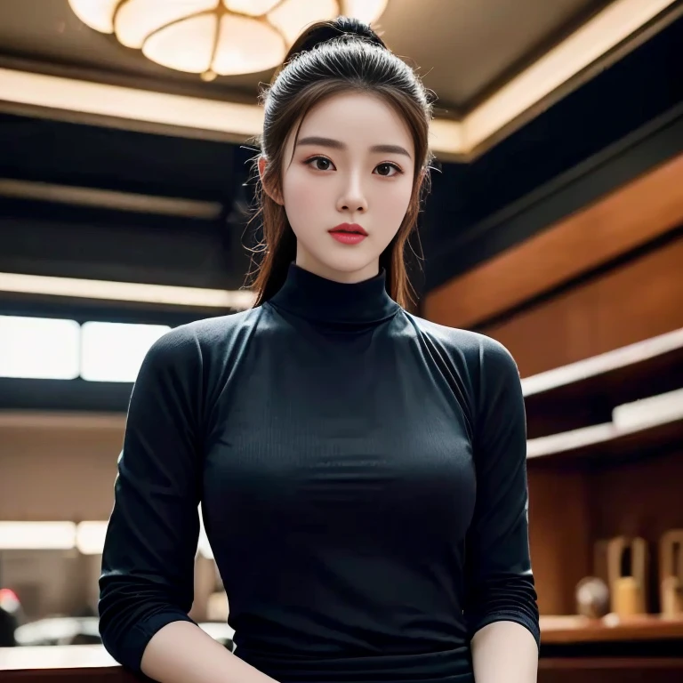 Close-up photo of a woman, perfect has a round face, Profile picture, charming anime,stereoscopic 8k,45 high quality colored lights,000,000,000 pixels inspired by Woobin, south east asian with a round face, Yanjun Chengt, Xindong Chen, heise-lian yan fang, Chinese girl, Yun Ling, Cute young man with a sweet Asian face, with a round face, Li Zixin, Ruean Jia is very beautiful.!, Inspiration from Huang Ji
