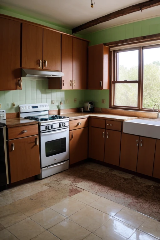 Abandoned house、kitchen