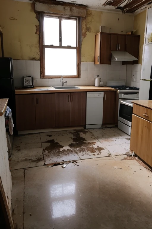 Abandoned house、kitchen