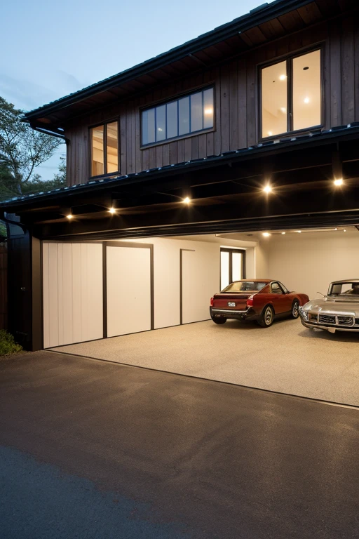 Luxury House、garage