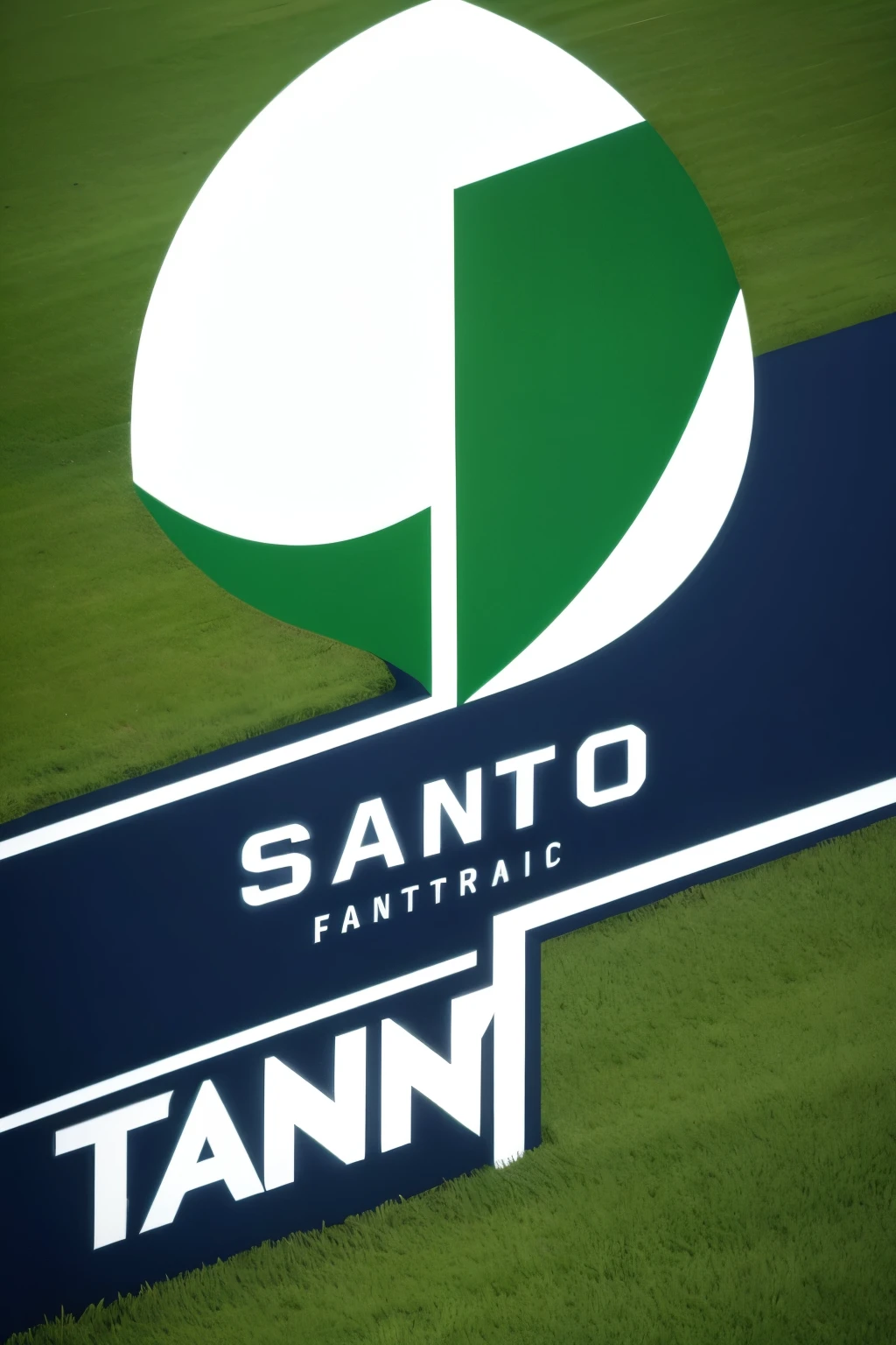 Mix the logo of the Santos FC team with that of the Cuiabá team