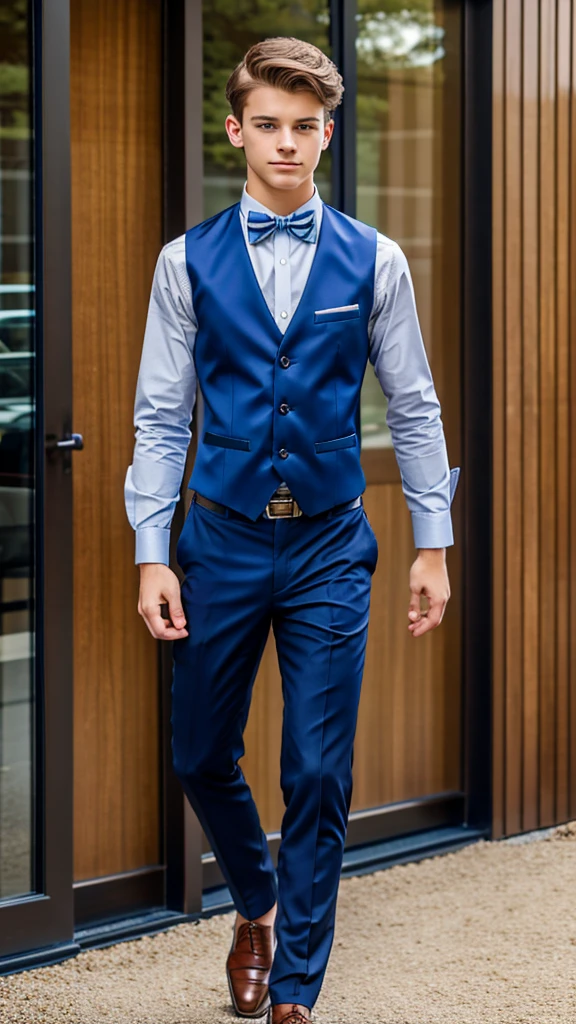 19 year old male wearing bow tie and lomg sleveed button up with vest with dress pants and 3 belts
4K HIGH REZ
Physical Description: Brown colored hair and skinny build. 5"5 and 150 LB. Blue eyes.
.