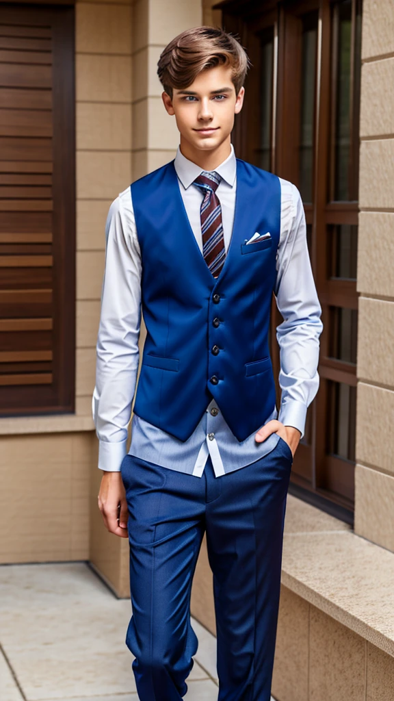 19 year old male wearing tie and lomg sleveed button up with vest with dress pants and 3 belts
4K HIGH REZ
Physical Description: Brown colored hair and skinny build. 5"5 and 150 LB. Blue eyes.
.