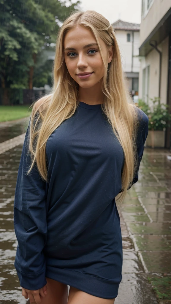 Kiara Hunter Blonde woman, posing, with casual dark blue outfit design, rainy, with Skyblue eyes and long hair, sexy smile, Beautiful blonde woman, Beautiful blonde girl, a beautiful blonde, blonde beautiful young woman, Portrait of Nicole Aniston , cute female model, blonde woman, blonde and attractive features, Sexy girl with long blonde hair, Beautiful blonde hair, blonde goddess, beautiful woman, Young blonde woman, Swedish blonde woman, rainy.