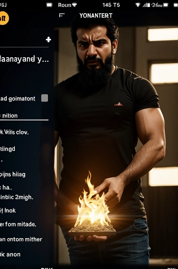 Generate a person named Yahir who is angry
