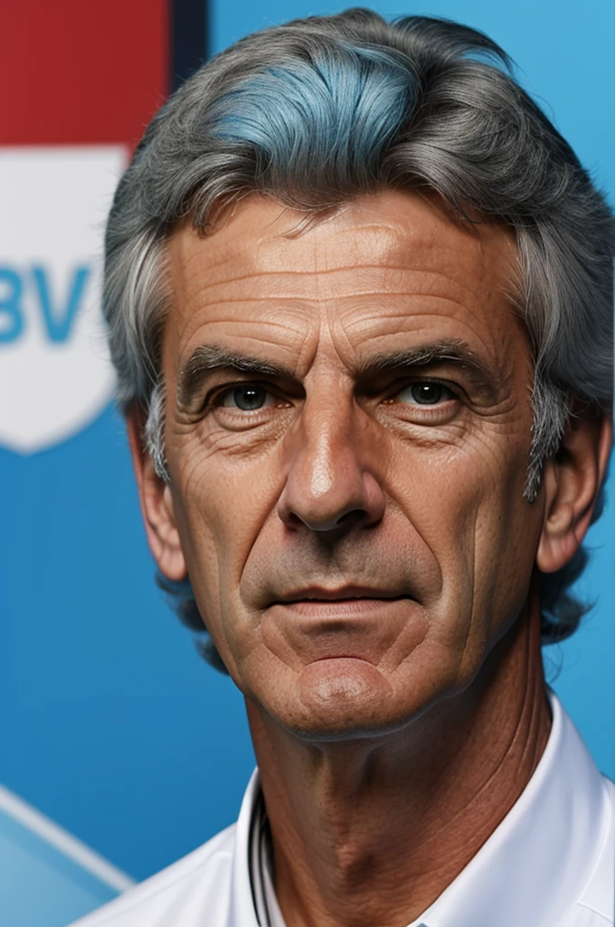 Coach Manuel PEllegrini with face scanned at EA FC 24