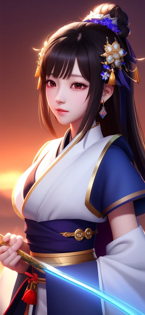 (extremely detailed CG unity 8k wallpaper), the most beautiful artwork in the world, 1girl, upper body,kpop idol, jisoo, onmyoji-style art