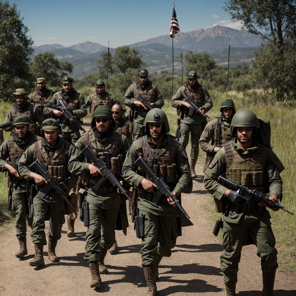 Ace a paramilitary group with medieval characteristics