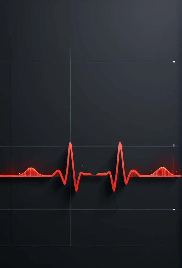 Create an eye-catching icon, Imagine a pair of headphones with a pulsing waveform passing through them. The waveform should subtly resemble the shape of a heartbeat, emphasizing the 'pulse' aspect. Use bright, contrasting colors like red and black to make the icon stand out."