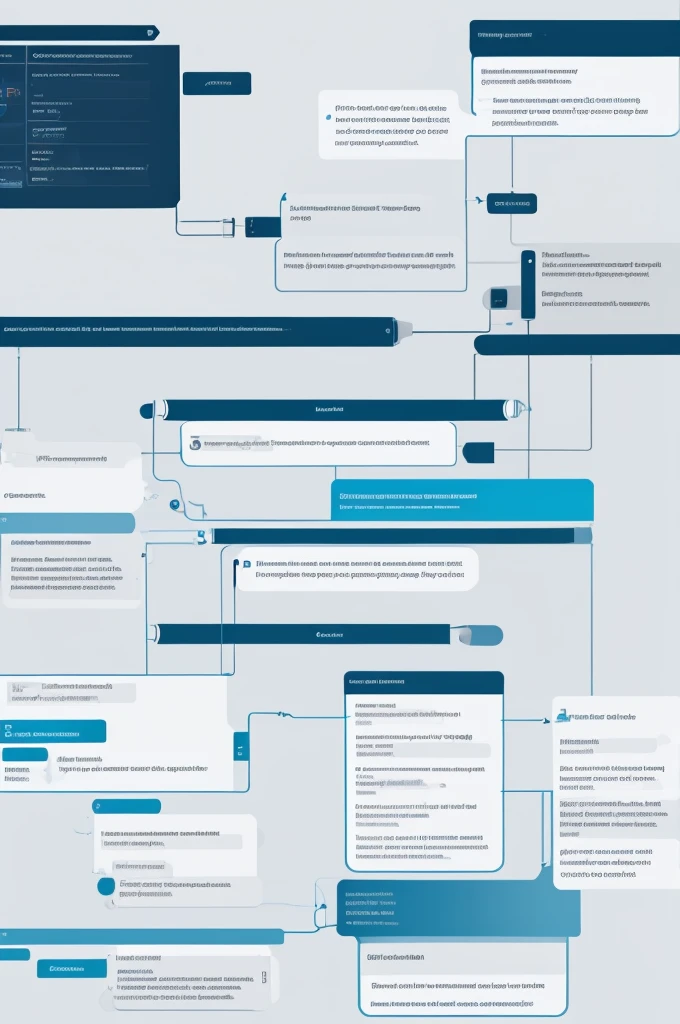 Make some images that represent a system development course 